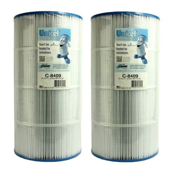 Unicel C-8409 Swimming Pool Replacement Filter Cartridge (2 Pack)