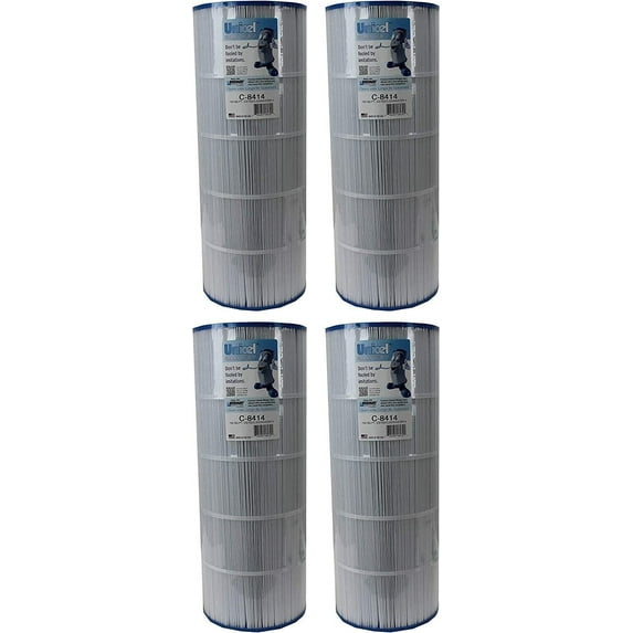 Unicel C-8414 Pool Replacement Cartridge Filters 150 Sq Ft Clearwater II 4Pack