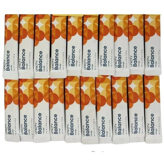 Unicity Balance Pack : Balance Natural Orange Flavor (20 sachets) | Drink Mix