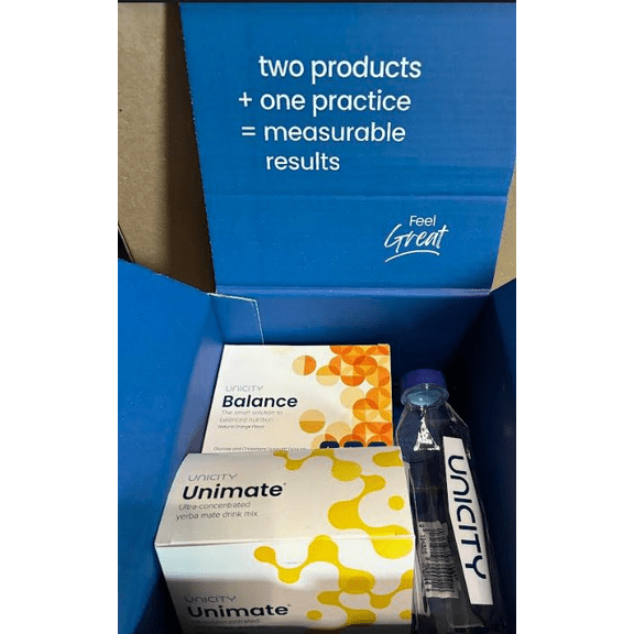 Unicity Unimate and Balance with a Diamond Bottle