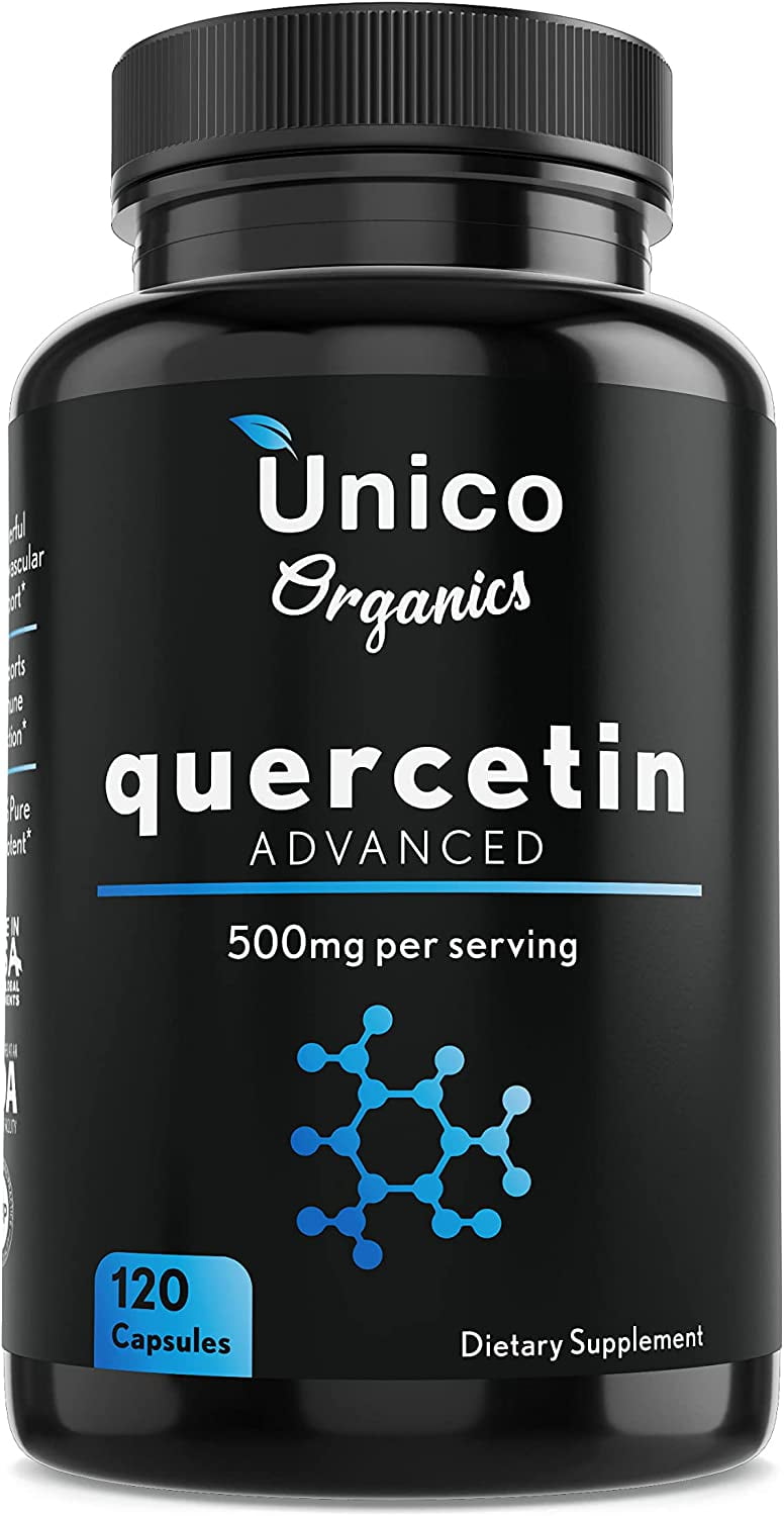 Unico Organics Quercetin Advanced for Immune System , No Gluten, Dairy