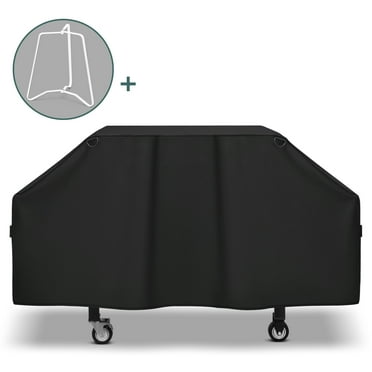 Unicook 36 Inch Griddle Cover for Blackstone, Heavy Duty Waterproof Flat Top Grill Cover for Blackstone 4 Burner Griddle Cooking Station 1554 1825 and more, with Support Rack