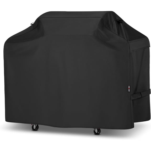Unicook 60 Inch Heavy Duty Waterproof Gas Grill Cover, Fade Resistant BBQ Protector, Fits Weber Char-Broil Nexgrill up to 58", Gray