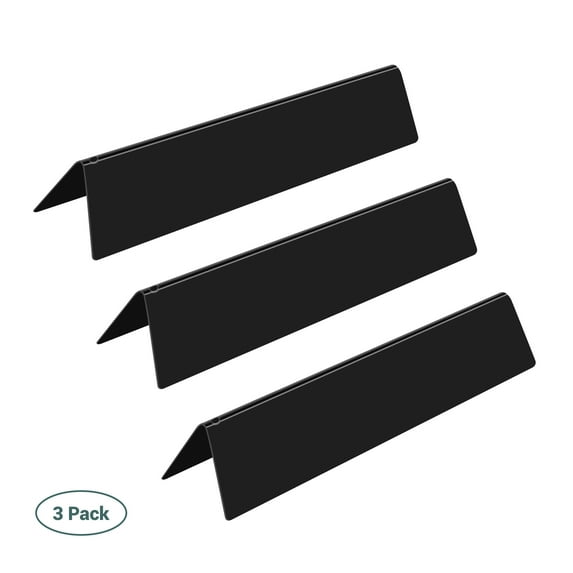 Unicook 7635 15.3 Inch Flavorizer Bars, Porcelain Grill Heat Deflector, Grill Replacement Parts for Weber Spirit I & II 200 Series, Spirit E/S 210 and 220 Grills, 3 Pack