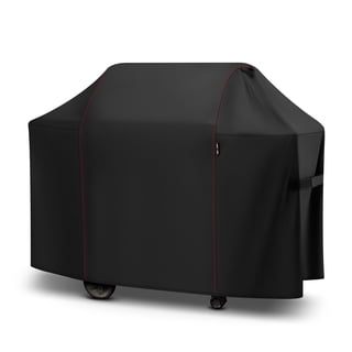 Unicook Gas Grill Cover 55 inch, Heavy Duty Waterproof BBQ Cover for Backyard Grill, Fade Resistant Outdoor Barbecue Cover, Fits Grills up to 52-in Wide