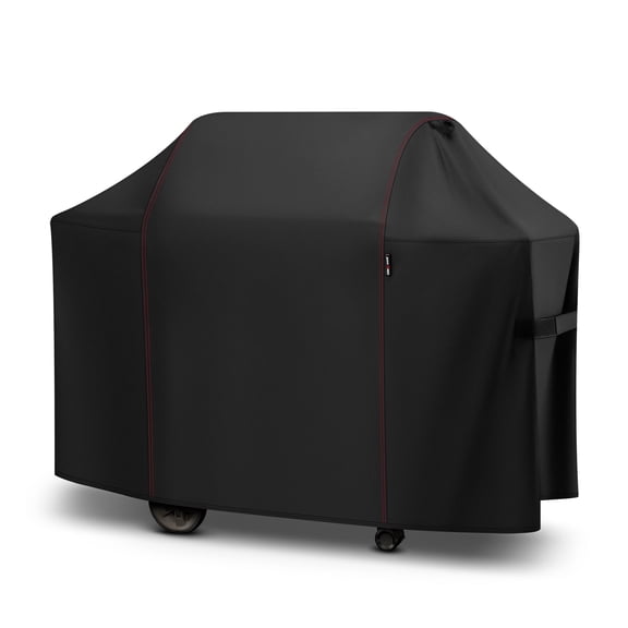 Unicook Gas Grill Cover 55 inch, Heavy Duty Waterproof BBQ Cover for Backyard Grill, Fade Resistant Outdoor Barbecue Cover, Fits Grills up to 52-in Wide