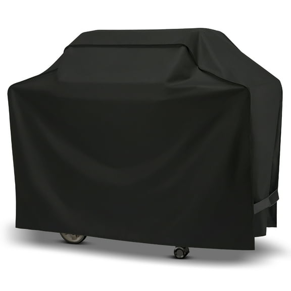 Unicook Gas Grill Cover 60 inch Heavy Duty Waterproof, Rip and Fade Resistant BBQ Cover up to 58-in Width, Black
