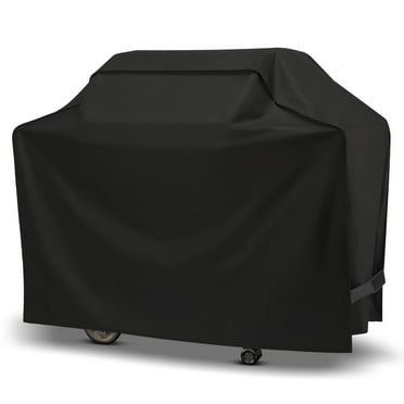 Unicook Gas Grill Cover 60 inch Heavy Duty Waterproof, Rip and Fade Resistant BBQ Cover up to 58-in Width, Black