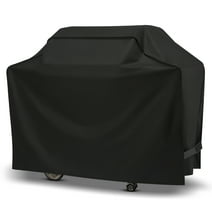Unicook Gas Grill Cover 65 inch, Heavy Duty Waterproof BBQ Cover for Grills up to 63" Width, Fits Grills of Weber Char-Broil Nexgrill and More, Black