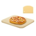 thumbnail image 1 of Unicook Heavy Duty Cordierite Large Pizza Stone for Oven and Grill, Non-stick Rectangular Baking Stone, 16" x 14", 1 of 9