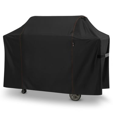 Unicook Premium Gas Grill Cover 64 Inch, Heavy Duty Waterproof Charcoal Grill Cover for 4-6 Burner Outdoor Barbecue Grill, Black