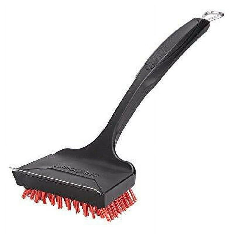 Griller's Choice Triple Head Double Helix Grill Brush with Scraper