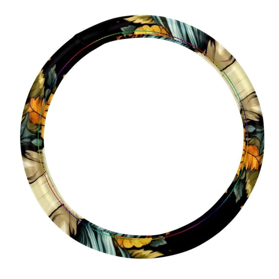 Unicorn 14.5 Inch Printing PVC Leather Auto Accessories Car Wheel Cover Steering Wheel Covers Car Wheel Covers