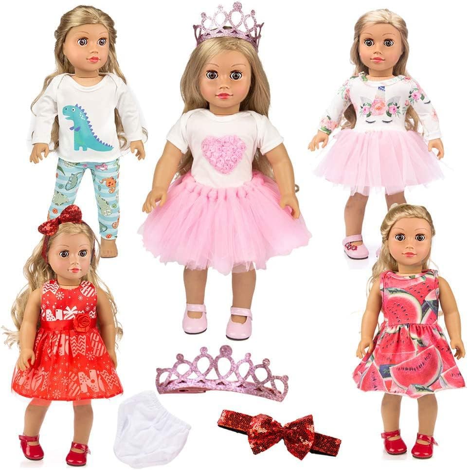 Unicorn 18 Inch Doll Clothes and Accessories Sets American Baby Doll