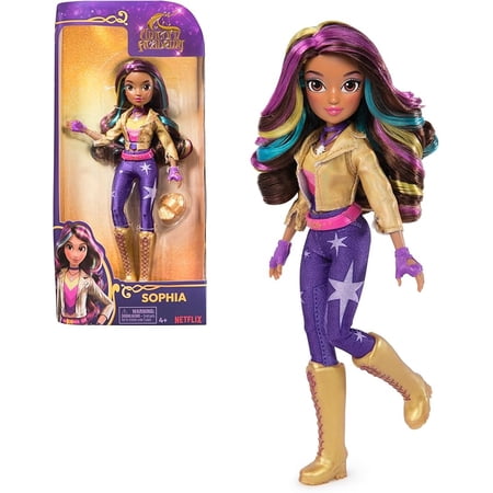 Unicorn Academy, Sophia Doll with Rainbow-Streaked Hair, 6 Fashion Accessories & Hair Styling Tool, 9.5”, Dolls & Unicorn Toys for Girls Ages 4 and up