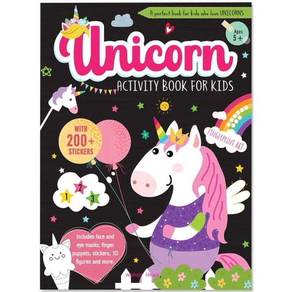 Unicorn Activity Book for Kids, (Paperback)