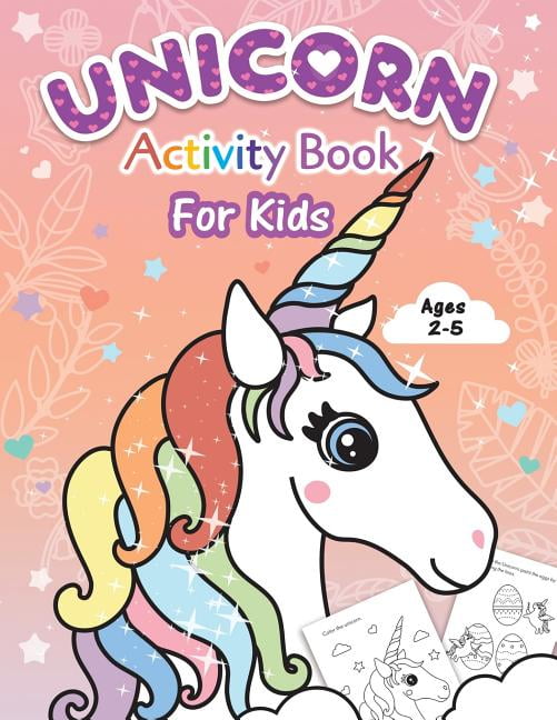 Unicorn Dot Markers Activity Book: Learning with Unicorns 47 Page Dot  Markers for Toddlers Do a Dot Art Unicorn Coloring Book for Kids Ages 2-4,  4-8 ( (Paperback)