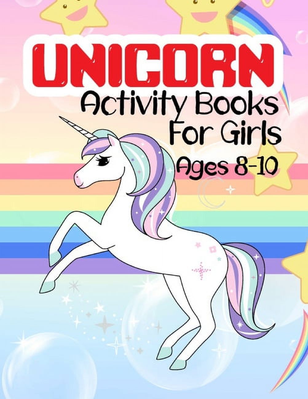 Unicorn Activity Books For Girls Ages 8-10 : Coloring pages and ...