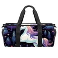 thumbnail image 1 of Unicorn All-in-One Sports Bag: Yoga, Dance, Travel, Swim. 17.7 Inches Size with Interior Zipper Pocket and Large Capacity., 1 of 6