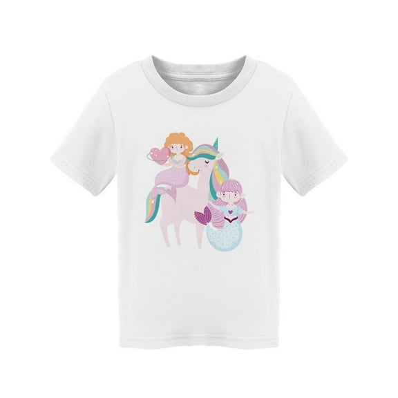 Unicorn And Cute Mermaids T-Shirt Toddler -Image by Shutterstock,  3 Toddler