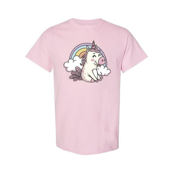 Unicorn And Rainbow T-Shirt Women -SPIdeals Designs, Female Large