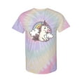 thumbnail image 1 of Unicorn And Rainbow Tie Dye Spiral Women -SPIdeals Designs, Female XX-Large, 1 of 2