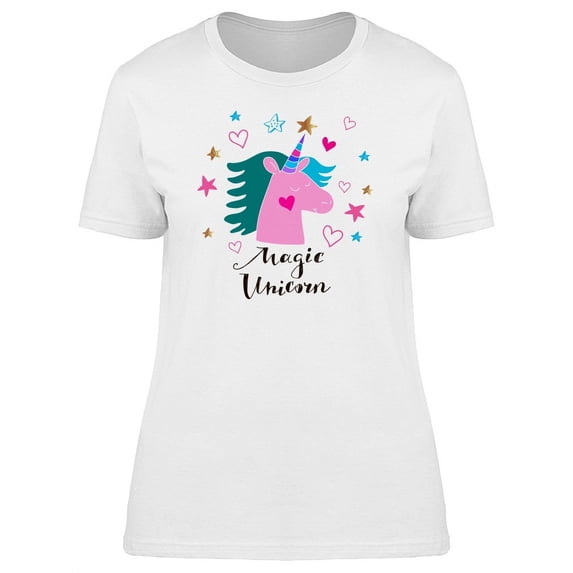 Unicorn And Star Magic T-Shirt Women -Image by Shutterstock, Female XX-Large