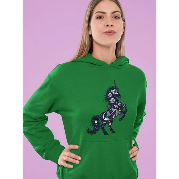 Unicorn And The Universe   Hoodie Women's -Image by Shutterstock