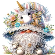 Unicorn Animal Hat Gnome Diamond Art Painting Kit