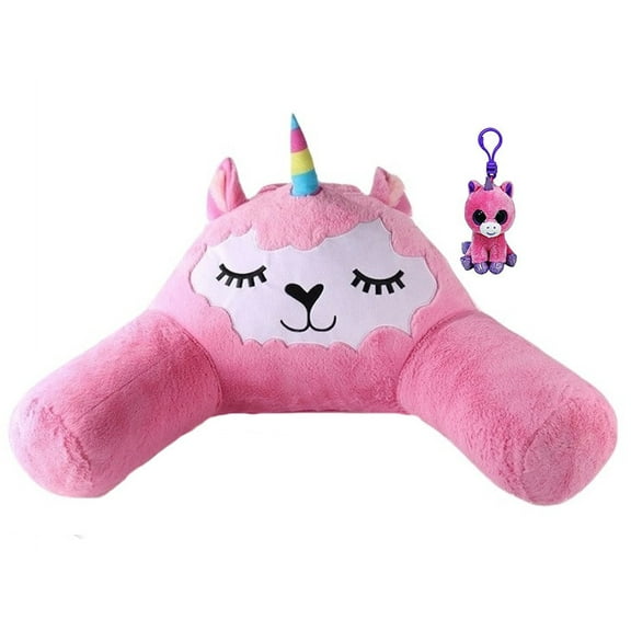 Unicorn Back Rest Pillow & Unicorn Clip Bundle Set