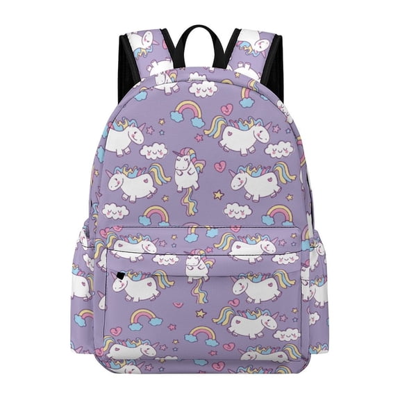 Unicorn Backpack 17 Inch Cartoon Unicorn Backpack Large Capacity Daily Commuter