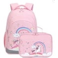 Unicorn Backpack and Lunchbox Pink