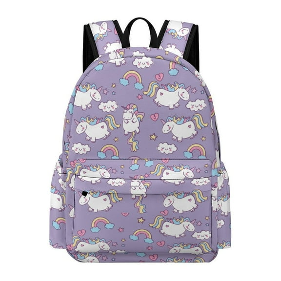 Unicorn Backpack for Men Women Teenager 17 Inch Unicorns Schoolbag