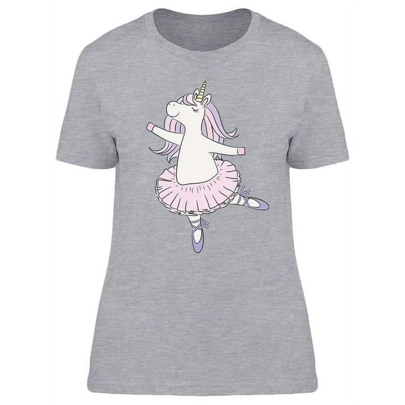 Unicorn Ballerina T-Shirt Women -Image by Shutterstock, Female x-Large