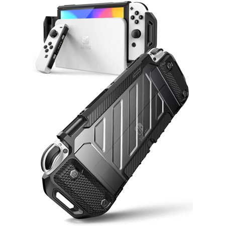Unicorn Beetle Pro Series Case for Nintendo Switch O Model (2021), Dockable Rugged Protective Case