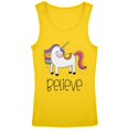 thumbnail image 1 of Unicorn Believe Youth Girls Tank Top Yellow YSM, 1 of 1
