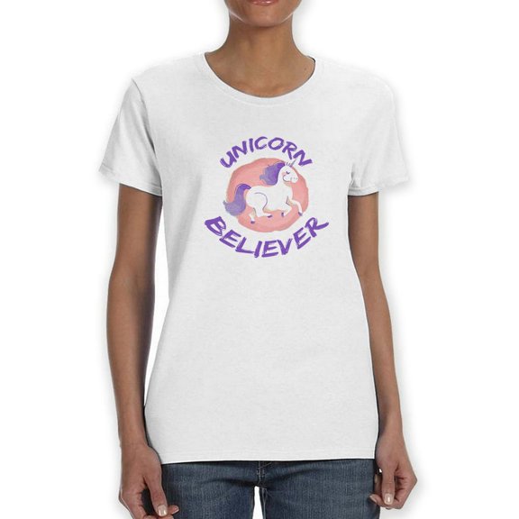Unicorn Believer Lovely Unicorn Women T-Shirt, Female XX-Large