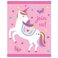 thumbnail image 1 of Unicorn Birthday Invitation Postcards W/ Envelopes (8ct), 1 of 1