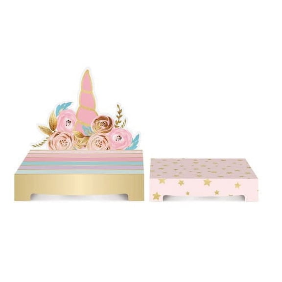 Unicorn Birthday Party Cupcake & Candy Stands - 2 Pack - Unicorn Party | Unicorn Birthday Party | Unicorn Party Supplies | Unicorn Theme