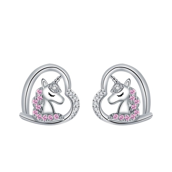 Unicorn Earrings for Women, Magical Stud Earrings for Women, Unicorn Gemstone Jewelry Gift for Women Daughter Girlfriend