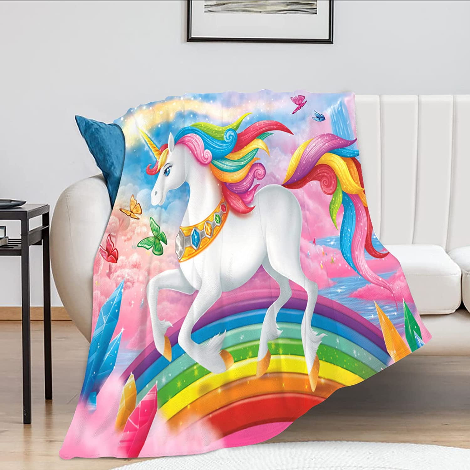 Unicorn blankets for kids sale