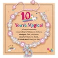 thumbnail image 1 of Unicorn Bracelet for Girls Age 3-12 Birthday Anniversary Christmas Gift for Daughter Granddaughter Niece Kids Jewelry Present, 1 of 6