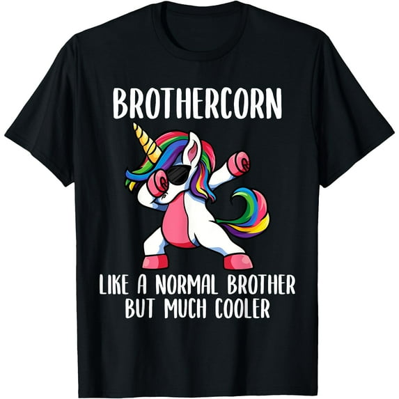 Unicorn Brother Girl Birthday Party Clothing BrotherCorn Unisex T-Shirt for Men Women Kids Toddler
