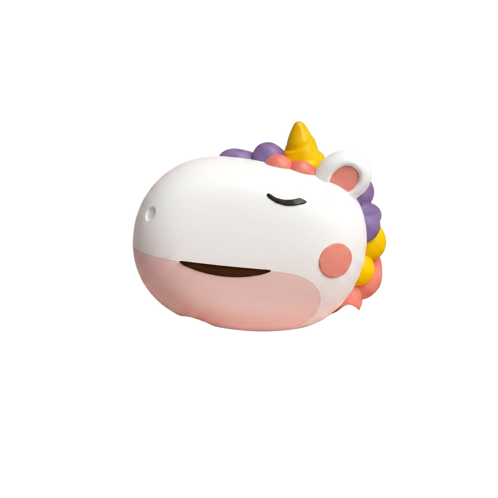 Unicorn Bubble Blower, Bath Bubble Machine with Music, Musical Bubble Maker for Fun Bath Time, Interactive Bubble Blower (White)