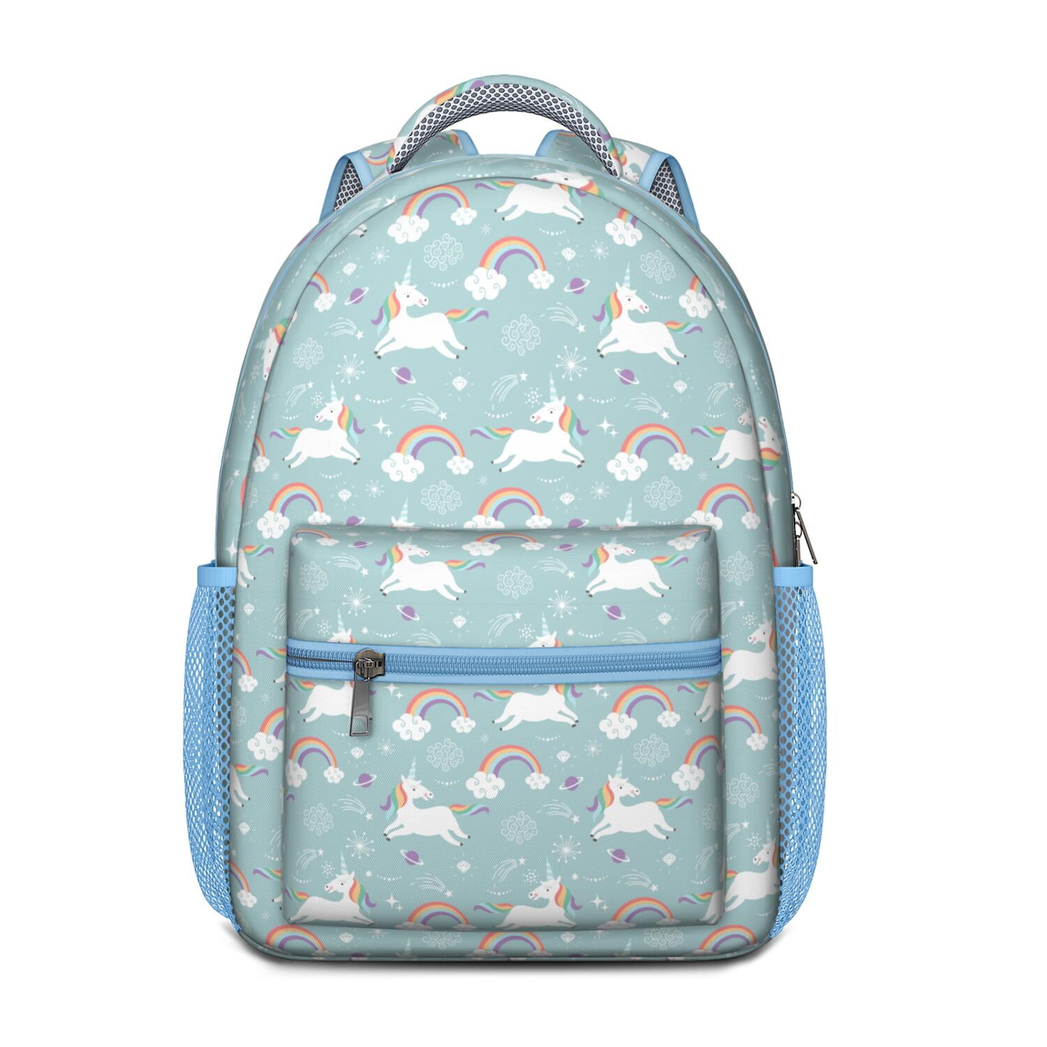 Unicorn & Butterfly Fantasy Backpack - Waterproof Ergonomic School Bag for College Students with Stylish Modern Design