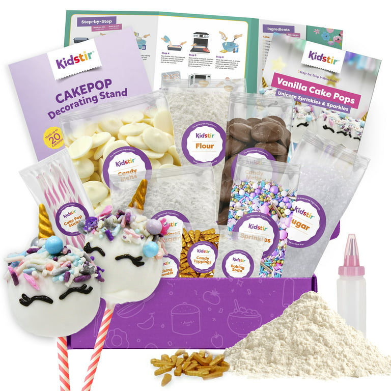 Unicorn Cake Pop Kit DIY Kits For Kids With Pre-Measured Ingredients – Best  Unicorn Gifts For Girls 