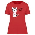 thumbnail image 1 of Unicorn Cat Big Heart Tee Women's -Image by Shutterstock, 1 of 2