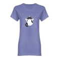 thumbnail image 1 of Unicorn Cat Design Shaped Tee Women's -Image by Shutterstock, 1 of 2
