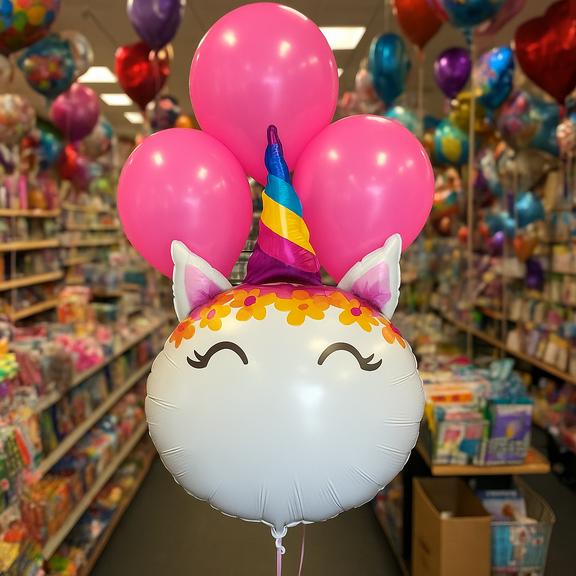 Unicorn Character 18" Foil Balloon for Magical Celebrations Mylar Balloon Decor