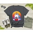thumbnail image 1 of Unicorn Character Eating Japanese Ramen Noodle Retro Sunset T-Shirt Japanese Ramen Noodle Foodie Shirt Ramen Lover Gift Noodle Lover Gift, 1 of 8